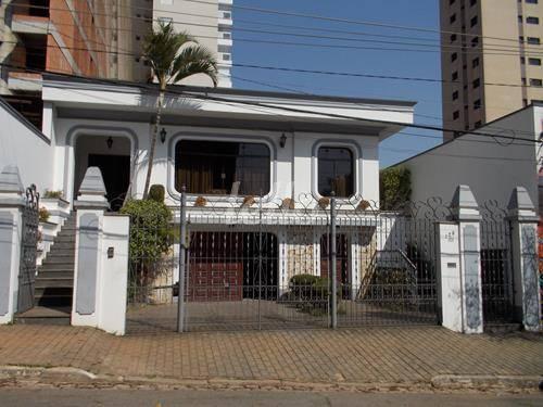 49-FACHADA de Casa à venda, assobradada com 390 m², 3 quartos e 5 vagas em Santa Paula - São Caetano do Sul