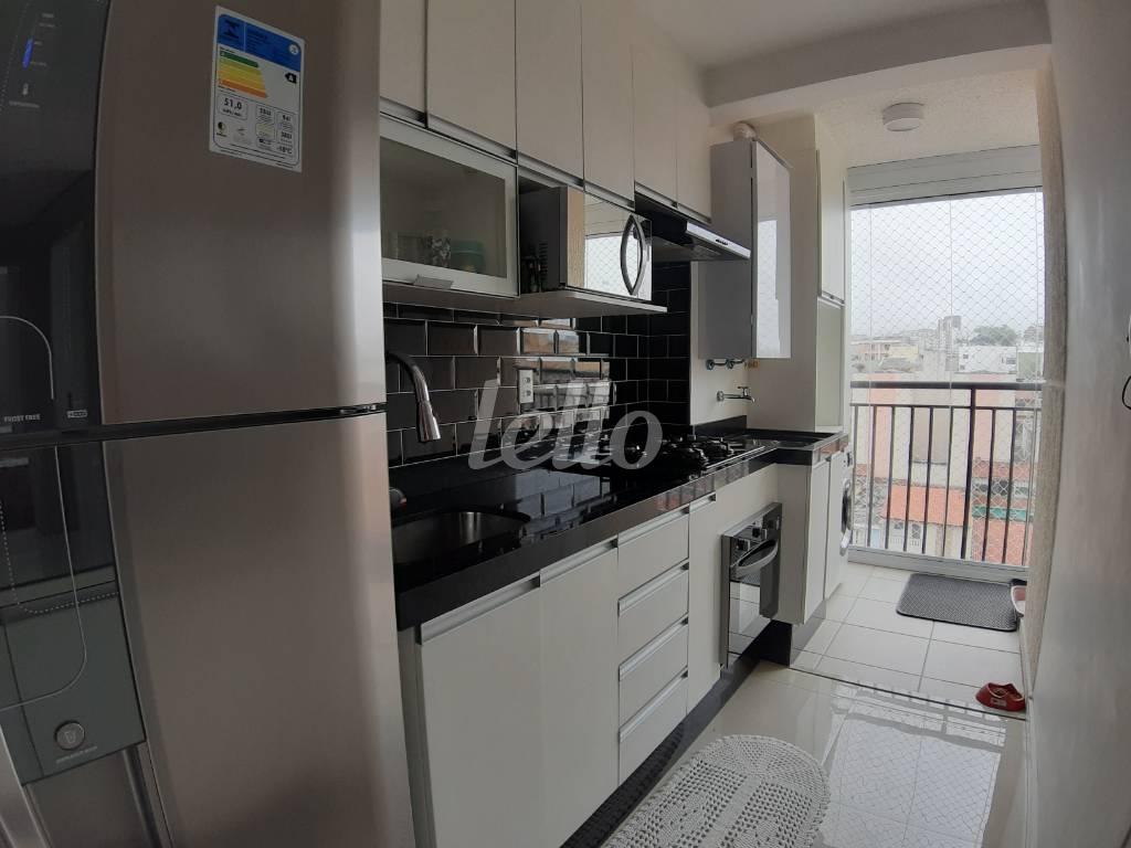 04-COZINHA de Apartamento à venda, Padrão com 46 m², 2 quartos e 1 vaga em Campestre - Santo André