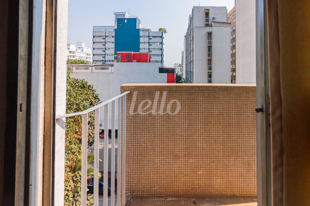 VARANDA DORMITÓRIO de Apartamento à venda, Padrão com 118 m², 2 quartos e 1 vaga em Jardim Paulista - São Paulo