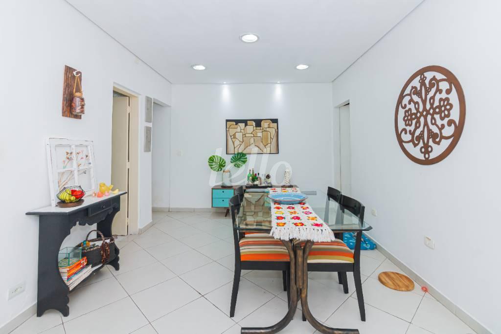 SALA DE JANTAR de Casa à venda, sobrado com 177 m², 5 quartos e 1 vaga em Vila Clementino - São Paulo