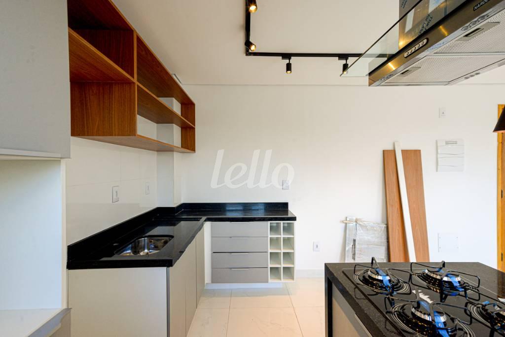 COZINHA de Apartamento à venda, cobertura - Padrão com 107 m², 2 quartos e 1 vaga em Tatuapé - São Paulo
