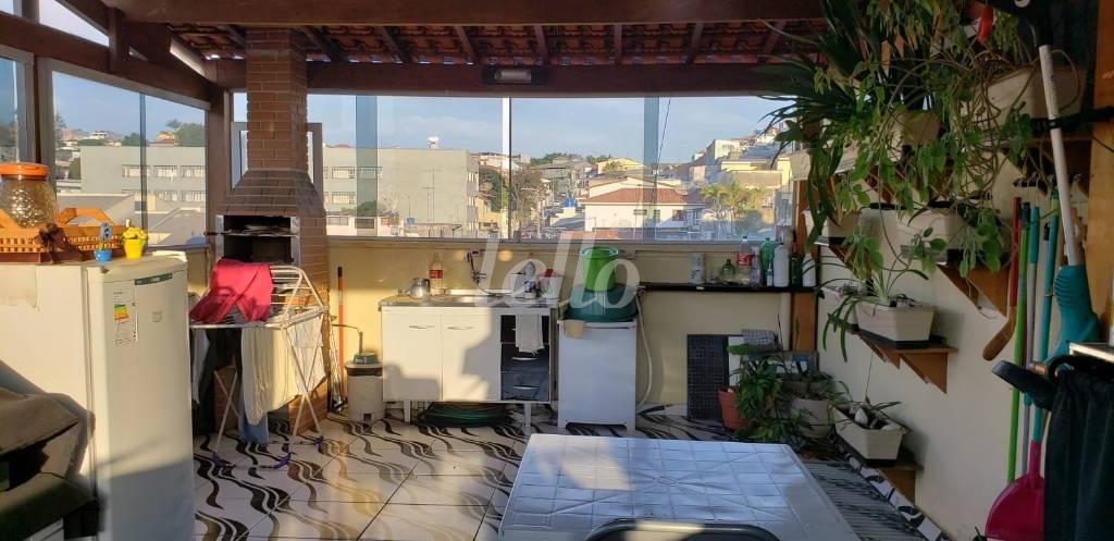 CHURRASQUEIRA de Casa à venda, em condomínio - sobrado com 145 m², 3 quartos e 2 vagas em Vila Mazzei - São Paulo
