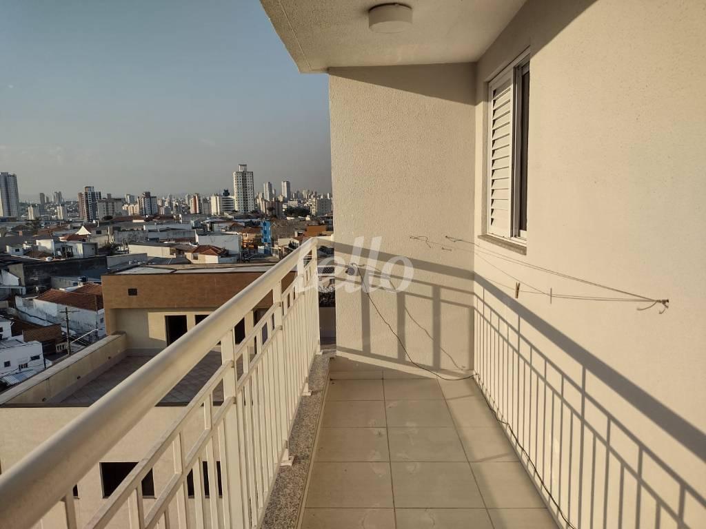 VARANDA de Apartamento à venda, Padrão com 74 m², 3 quartos e 2 vagas em Ch Santo Antônio (ZL) - São Paulo