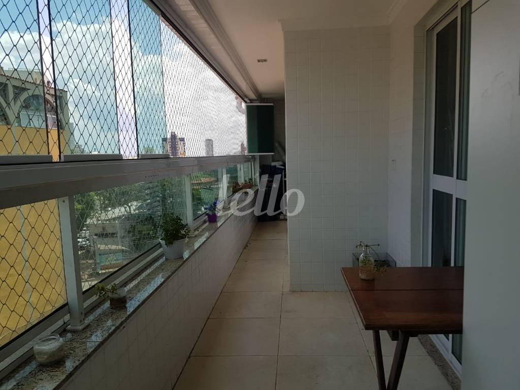 VARANDA de Apartamento à venda, cobertura - Padrão com 140 m², 2 quartos e 2 vagas em Vila Baeta Neves - São Bernardo do Campo