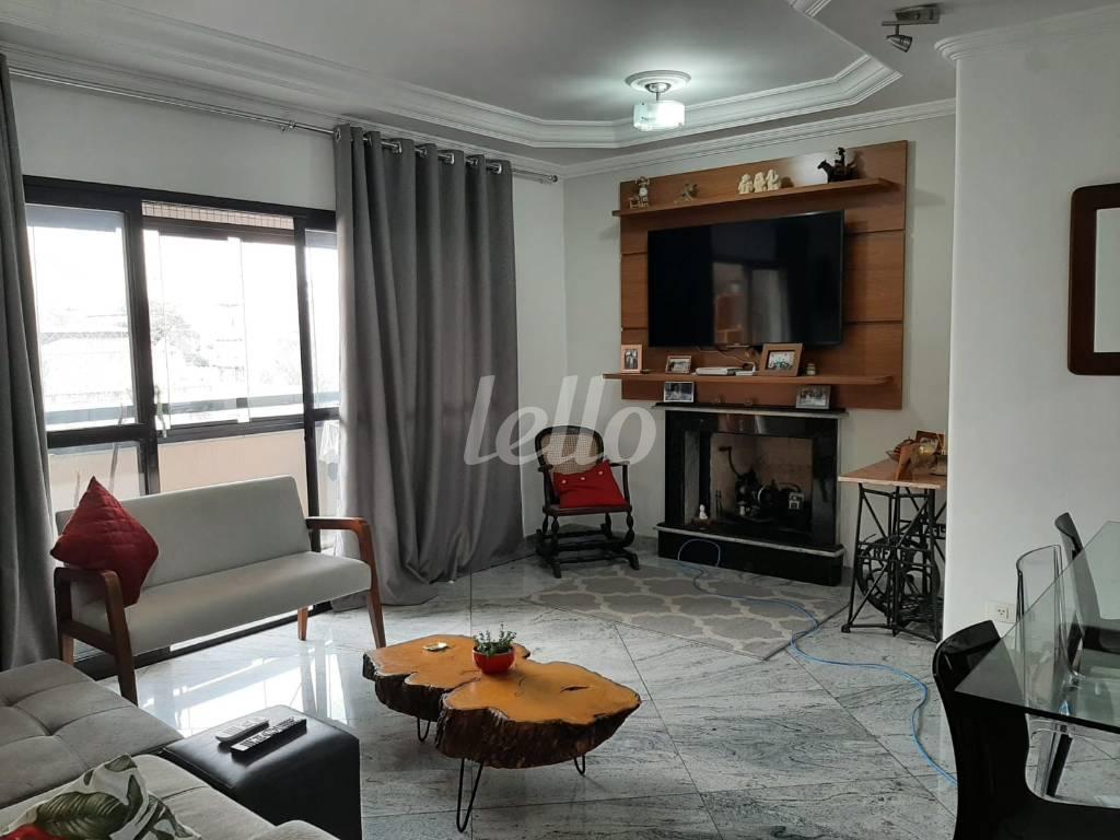 SALA DOIS AMBIENTES de Apartamento à venda, Padrão com 116 m², 4 quartos e 4 vagas em Mooca - São Paulo