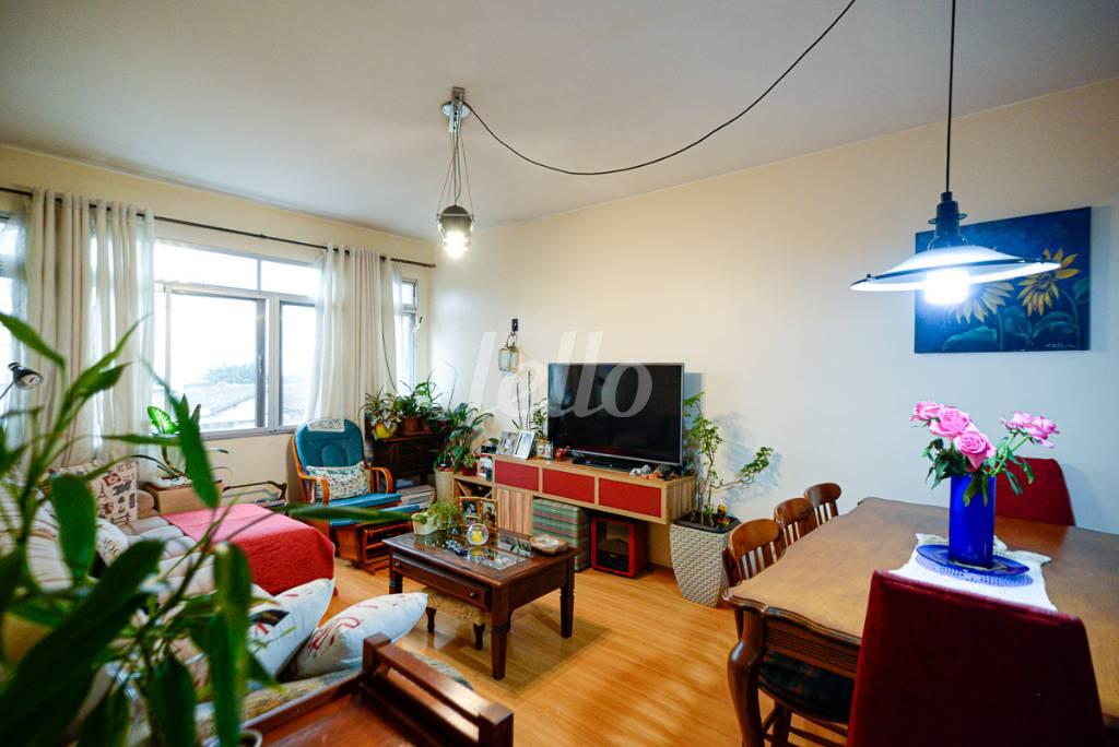 SALA DOIS AMBIENTES de Apartamento à venda, Padrão com 80 m², 2 quartos e 1 vaga em Mooca - São Paulo