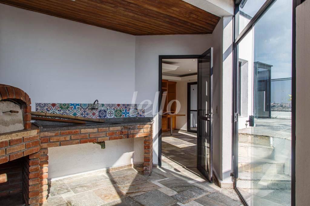 AREA GOURMET de Apartamento à venda, Duplex com 156 m², 2 quartos e 2 vagas em Vila Regente Feijó - São Paulo