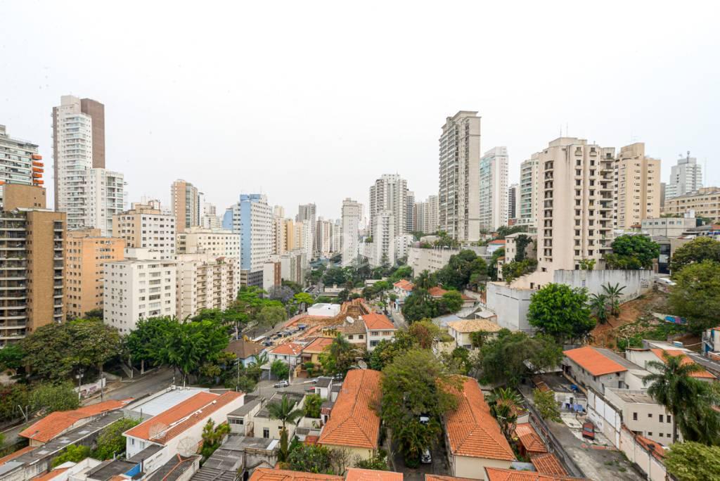 VISTA SALA DE ESTAR de Apartamento à venda, cobertura - Padrão com 320 m², 4 quartos e 3 vagas em Paraíso - São Paulo