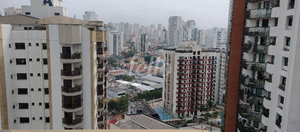 VISTA DA SACADA de Apartamento à venda, Padrão com 150 m², 4 quartos e 2 vagas em Vila Regente Feijó - São Paulo