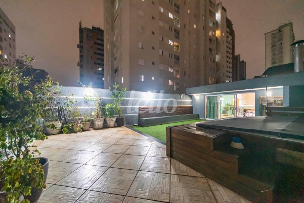 VARANDA DA COBERTURA de Casa à venda, sobrado com 480 m², 3 quartos e 3 vagas em Santa Paula - São Caetano do Sul