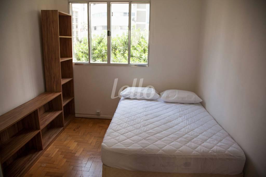 DORMITÓRIO de Apartamento à venda, Padrão com 33 m², 1 quarto e em Consolação - São Paulo