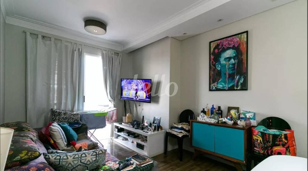 SALA DOIS AMBIENTES de Apartamento à venda, Padrão com 64 m², 2 quartos e 1 vaga em Mooca - São Paulo