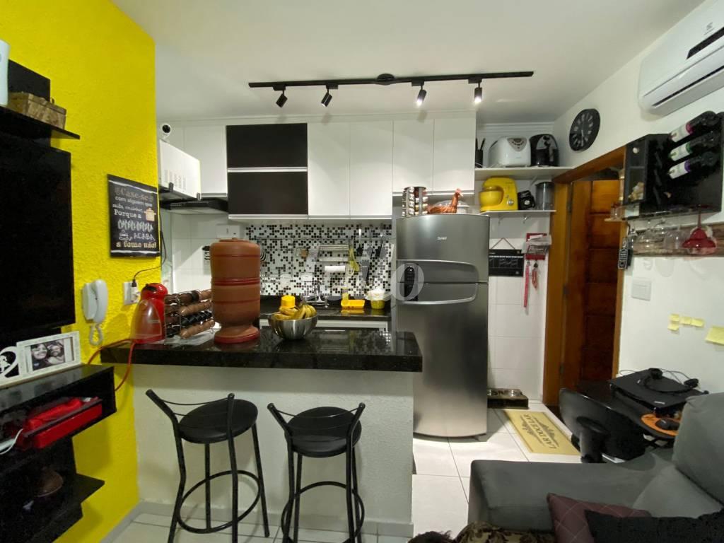 COZINHA de Apartamento à venda, Padrão com 34 m², 1 quarto e 1 vaga em Vila Guilherme - São Paulo