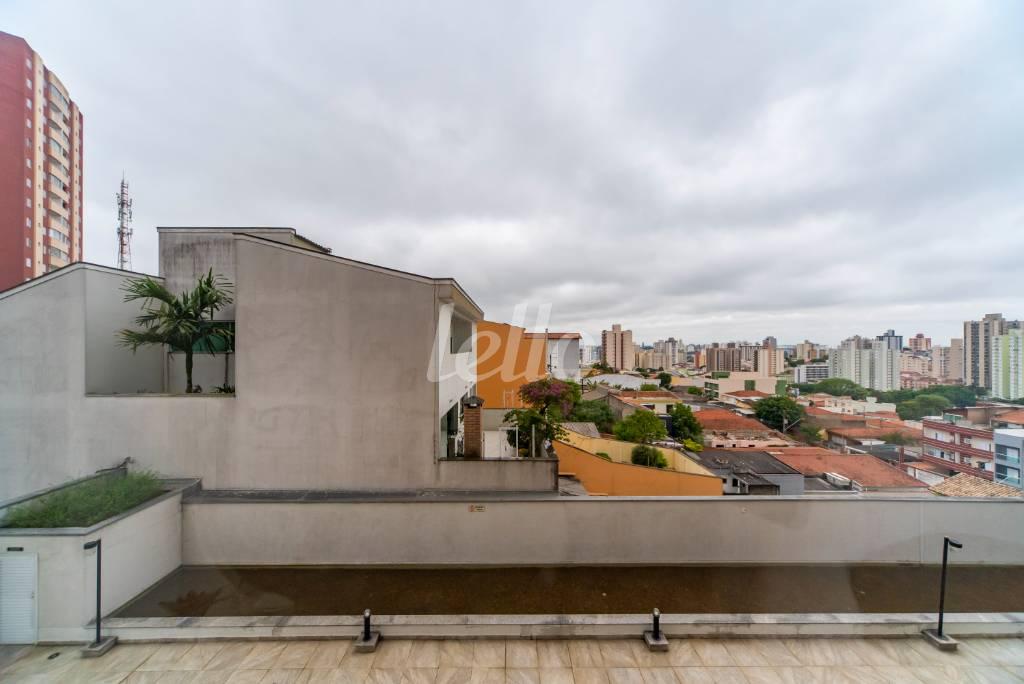 VARANDA DA SUÍTE 1 de Apartamento à venda, Padrão com 126 m², 3 quartos e 3 vagas em Vila Lilica - Santo André