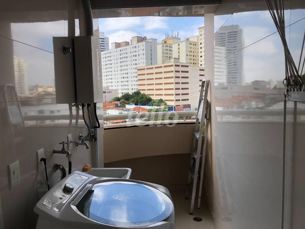ÁREA DE SERVIÇO de Apartamento à venda, Padrão com 86 m², 3 quartos e 1 vaga em Cambuci - São Paulo