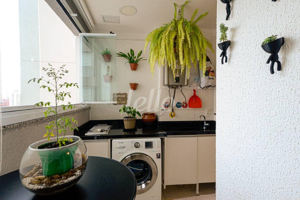 ÁREA DE SERVIÇO de Apartamento à venda, Padrão com 57 m², 2 quartos e 1 vaga em Brás - São Paulo