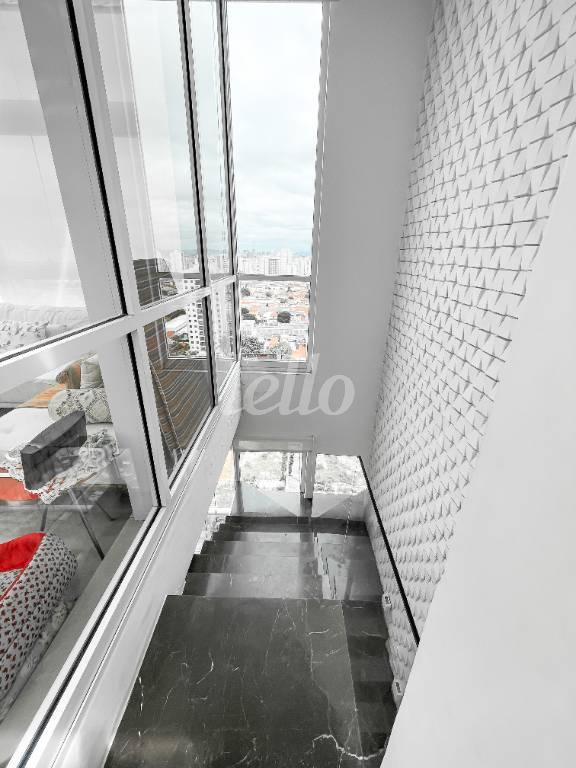 ESCADA INTERNA de Apartamento à venda, Duplex com 208 m², 3 quartos e 3 vagas em Alto da Moóca - São Paulo