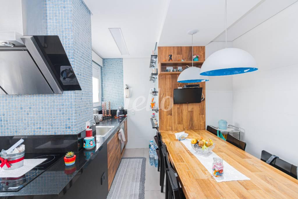 COZINHA de Apartamento à venda, Duplex com 208 m², 3 quartos e 3 vagas em Alto da Moóca - São Paulo