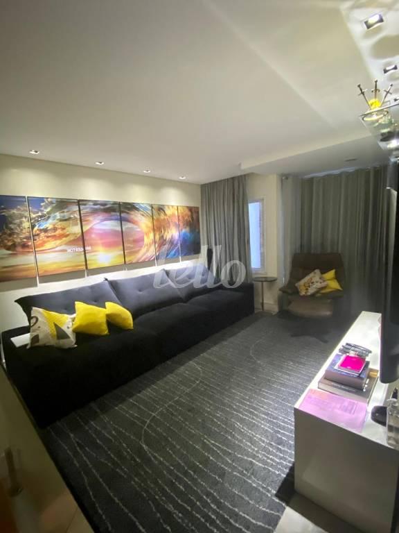 SALA DE TV de Apartamento à venda, Duplex com 198 m², 3 quartos e 3 vagas em Vila Mussolini - São Bernardo do Campo