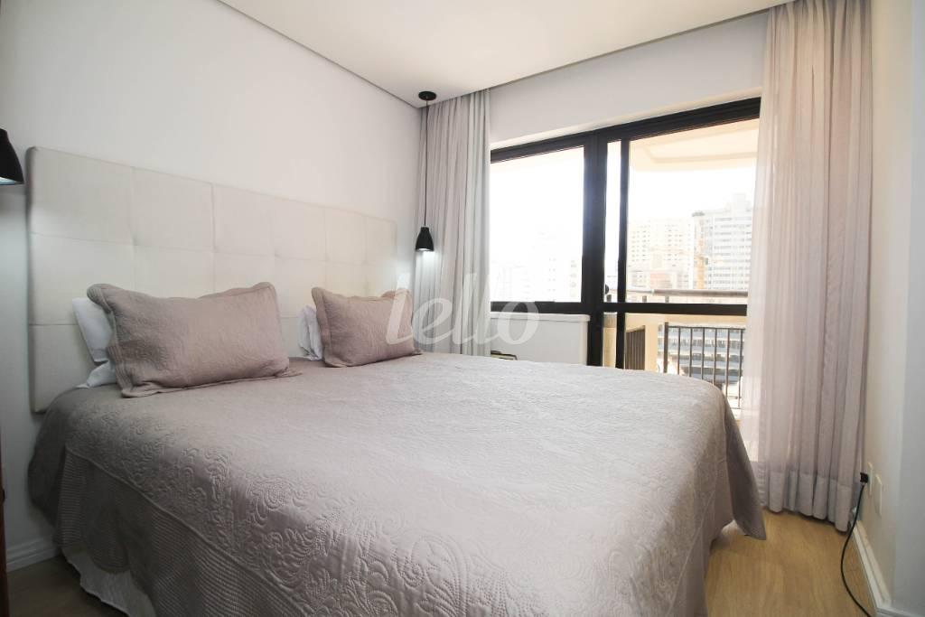 SUÍTE de Apartamento à venda, Flat com 37 m², 1 quarto e 1 vaga em Itaim Bibi - São Paulo