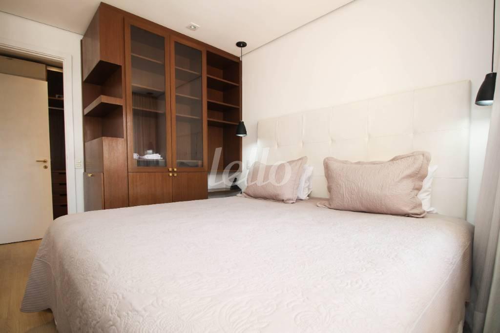 SUÍTE de Apartamento à venda, Flat com 37 m², 1 quarto e 1 vaga em Itaim Bibi - São Paulo