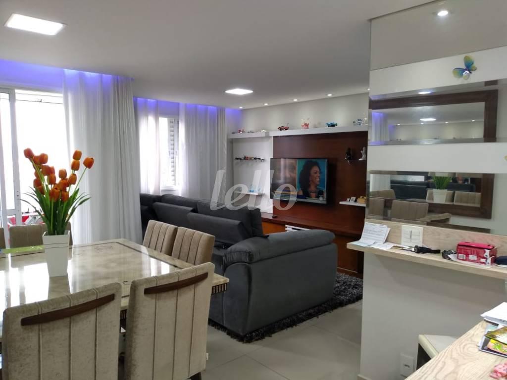 SALA de Apartamento à venda, Padrão com 60 m², 2 quartos e 1 vaga em Jardim São Francisco - São Bernardo do Campo