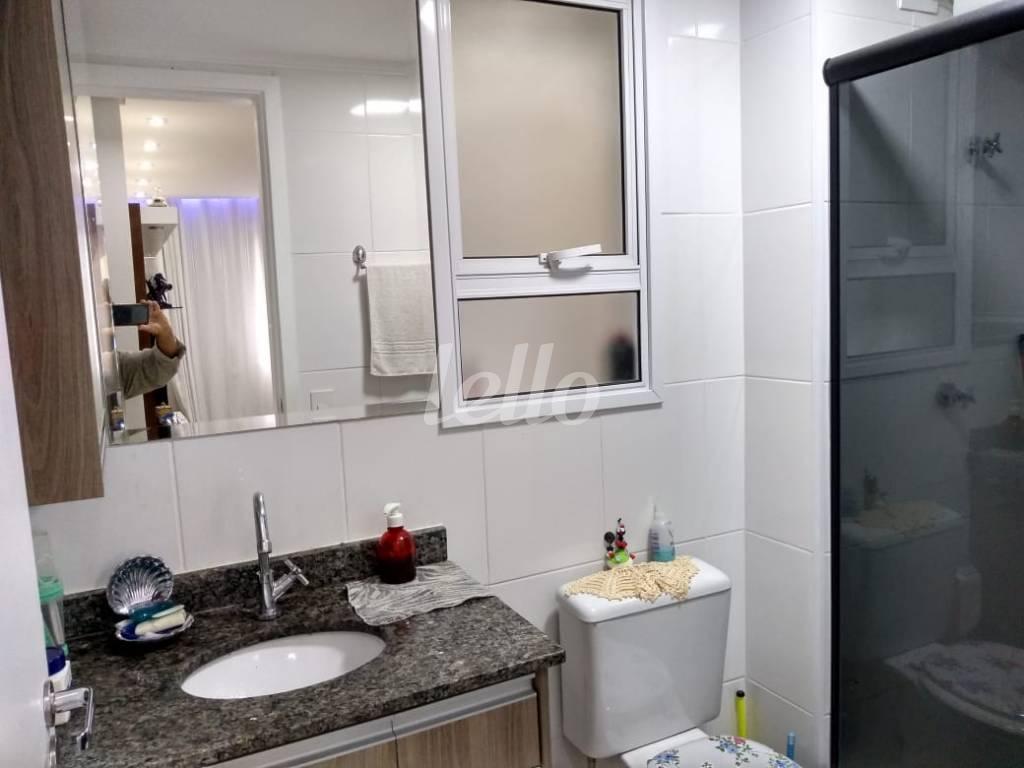 BANHEIRO de Apartamento à venda, Padrão com 60 m², 2 quartos e 1 vaga em Jardim São Francisco - São Bernardo do Campo