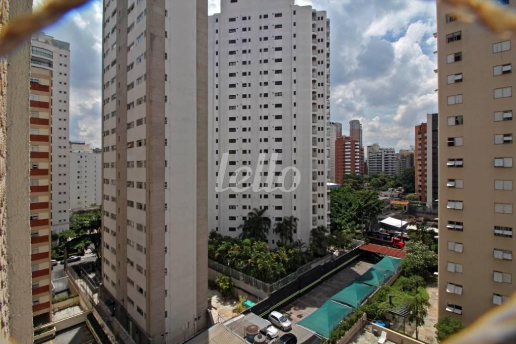 VISTA EXTERNA de Apartamento à venda, Padrão com 127 m², 3 quartos e 2 vagas em Indianópolis - São Paulo
