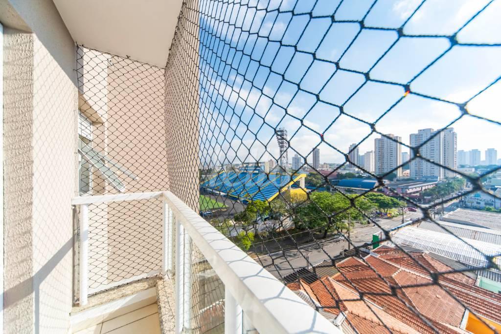 VARANDA DA SALA de Apartamento à venda, Padrão com 60 m², 2 quartos e 1 vaga em Vila América - Santo André