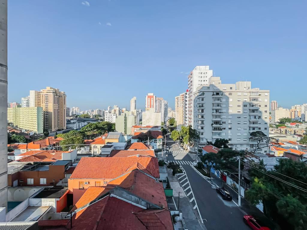 VISTA VARANDA DA SALA de Apartamento à venda, Padrão com 170 m², 3 quartos e 3 vagas em Aclimação - São Paulo