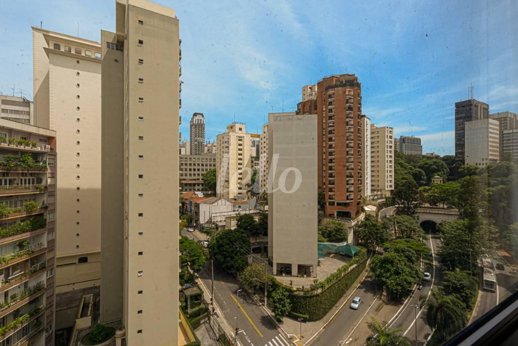 VISTA DA VARANDA DA SALA de Apartamento à venda, Padrão com 240 m², 3 quartos e 2 vagas em Jardim Paulista - São Paulo