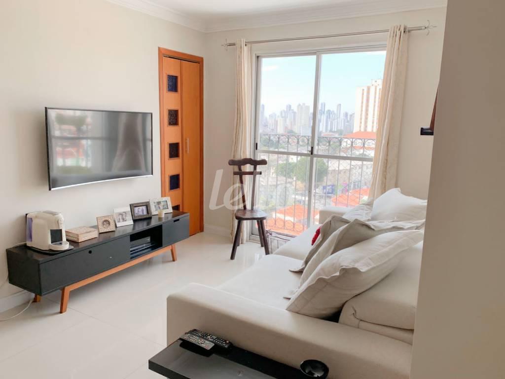 SALA de Apartamento à venda, Padrão com 69 m², 2 quartos e 1 vaga em Alto da Moóca - São Paulo