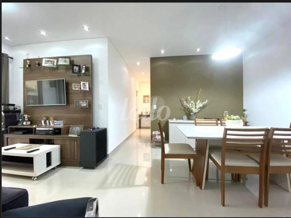 SALA de Apartamento à venda, Padrão com 78 m², 3 quartos e 1 vaga em Vila Dom Pedro Ii - São Paulo
