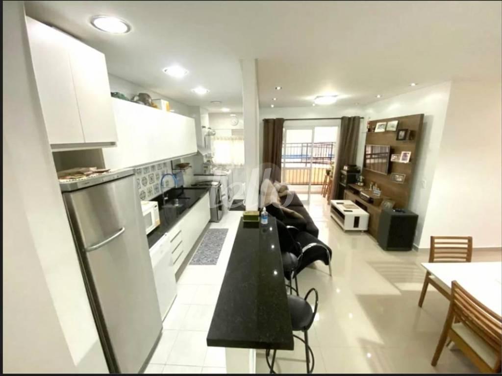 SALA de Apartamento à venda, Padrão com 78 m², 3 quartos e 1 vaga em Vila Dom Pedro Ii - São Paulo