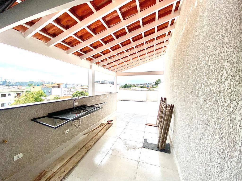 ESPAÇO GOURMET de Apartamento à venda, cobertura - Padrão com 108 m², 2 quartos e 1 vaga em Santa Teresinha - Santo André