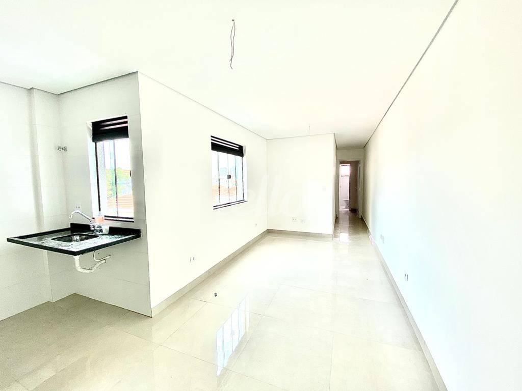 SALA de Apartamento à venda, cobertura - Padrão com 108 m², 2 quartos e 1 vaga em Santa Teresinha - Santo André