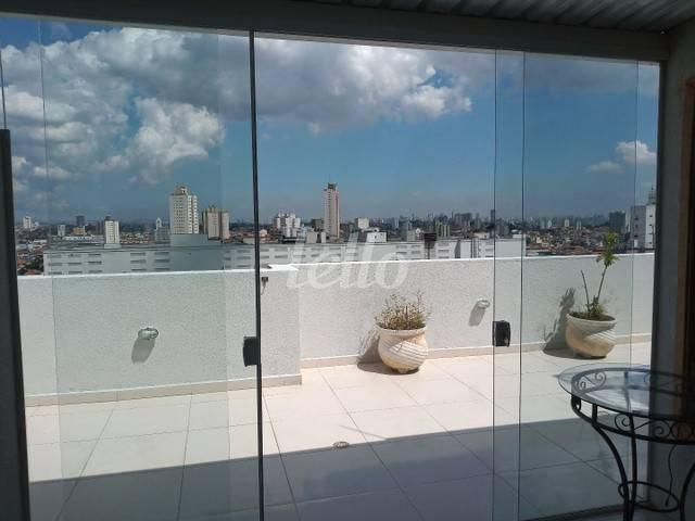 SACADA de Apartamento à venda, cobertura - Padrão com 120 m², 2 quartos e 1 vaga em Vila Mazzei - São Paulo