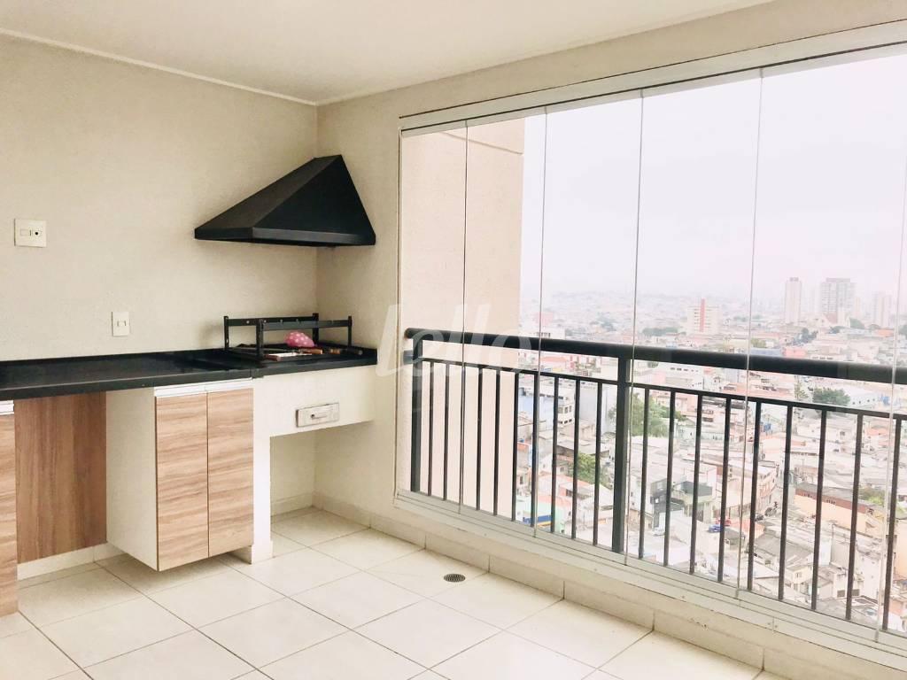 VARANDA GOURMET de Apartamento à venda, Padrão com 65 m², 2 quartos e 1 vaga em Jardim Piqueroby - São Paulo