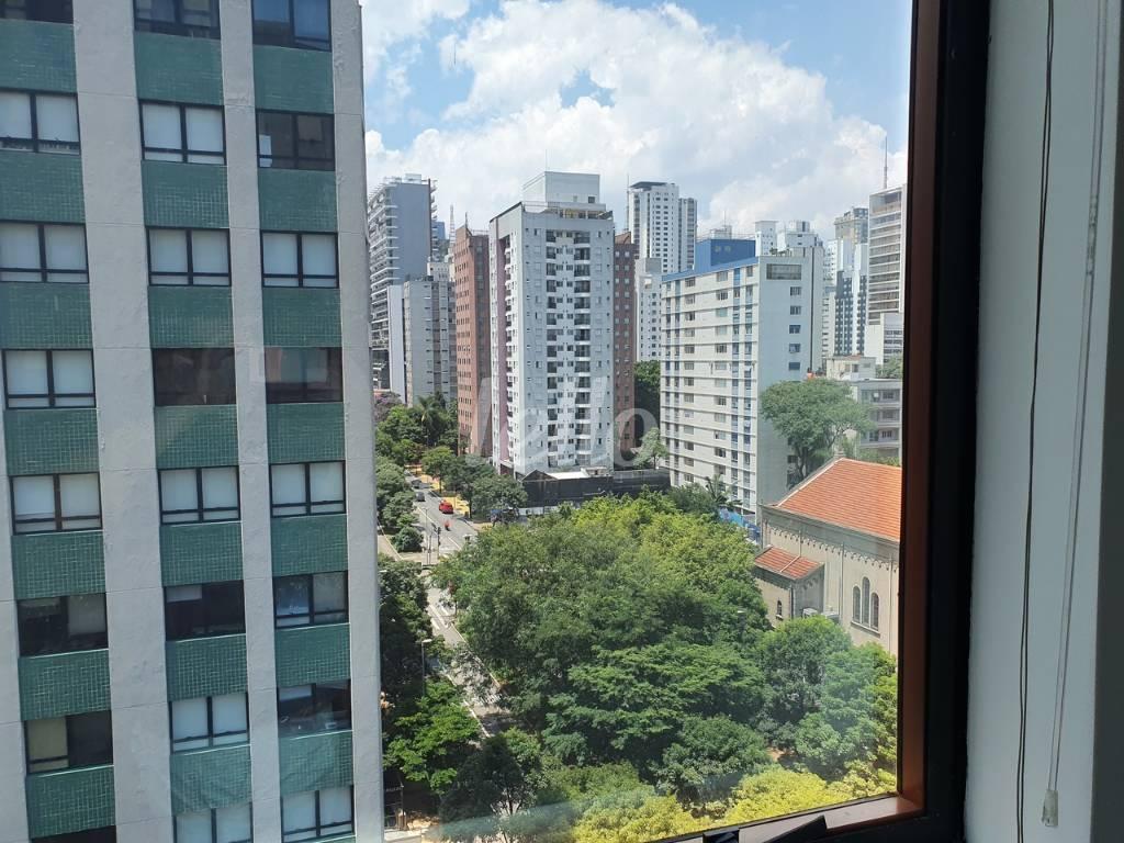 VISTA de Sala / Conjunto à venda, Padrão com 76 m², e 2 vagas em Jardim Paulista - São Paulo
