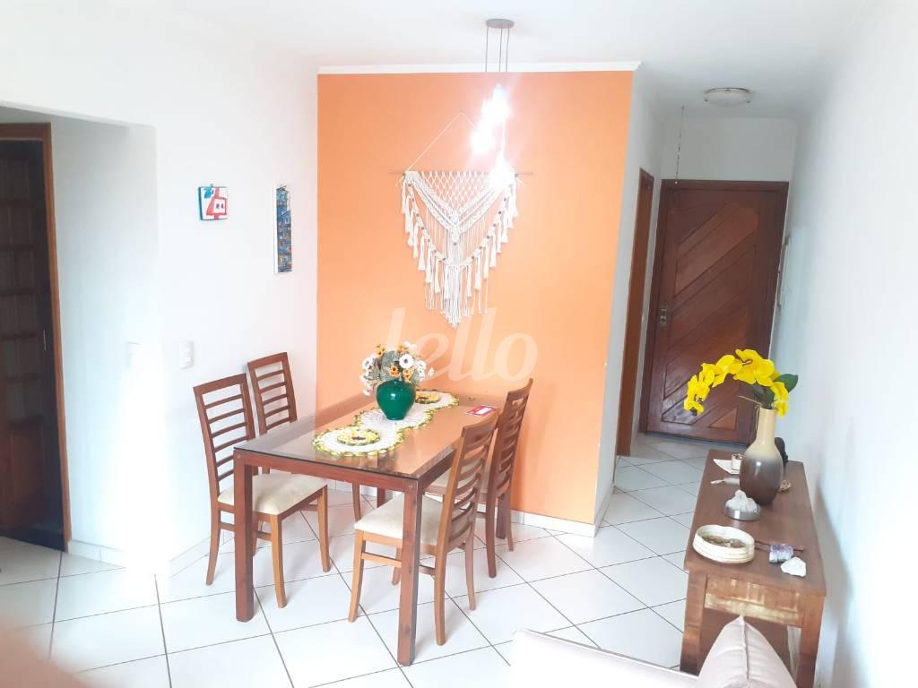 SALA DOIS AMBIENTES de Apartamento à venda, Padrão com 60 m², 1 quarto e 1 vaga em Vila Zelina - São Paulo