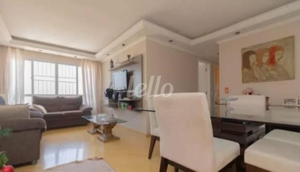 SALA de Apartamento à venda, Padrão com 85 m², 3 quartos e 1 vaga em Cambuci - São Paulo