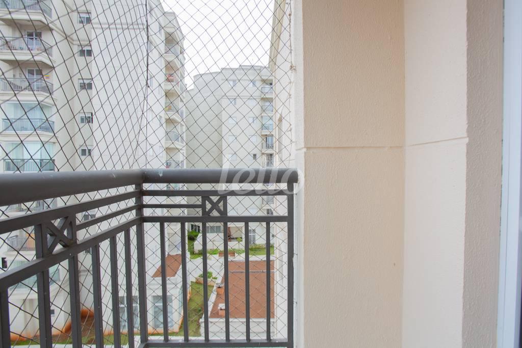 VARANDA de Apartamento à venda, Padrão com 51 m², 1 quarto e 1 vaga em Vila Bela - São Paulo