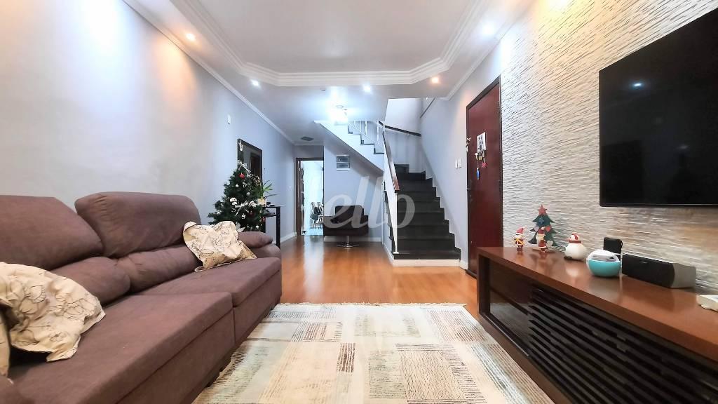 LIVING de Casa à venda, sobrado com 173 m², 3 quartos e 2 vagas em Vila Lúcia - São Paulo