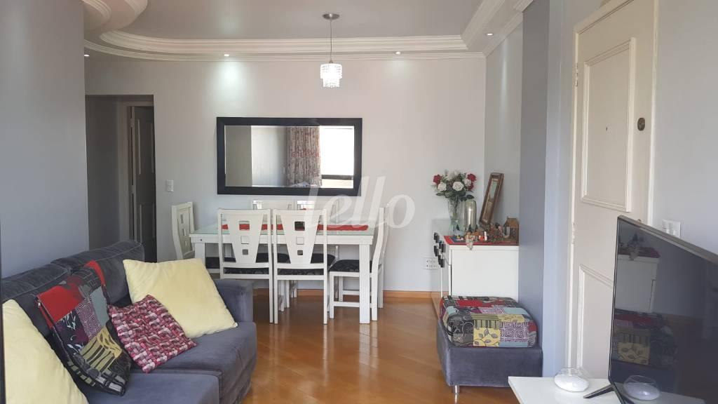 SALA DOIS AMBIENTES de Apartamento à venda, Padrão com 105 m², 3 quartos e 2 vagas em Água Fria - São Paulo