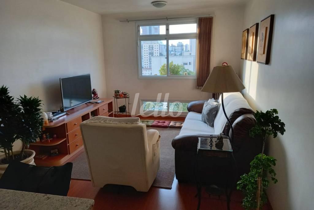 SALA de Apartamento à venda, Padrão com 50 m², 1 quarto e 1 vaga em Vila Santa Teresa - Santo André
