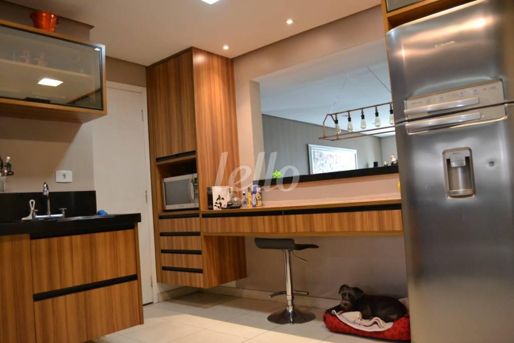 COZINHA de Apartamento à venda, cobertura - Padrão com 408 m², 4 quartos e 4 vagas em Campestre - Santo André
