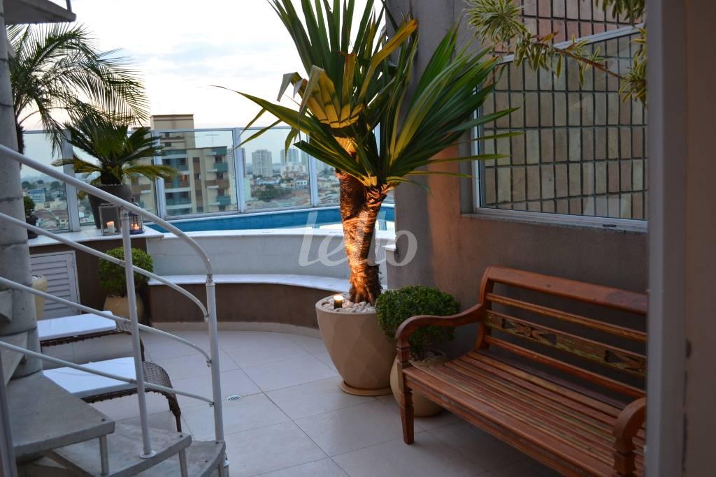 ÁREA EXTERNA de Apartamento à venda, cobertura - Padrão com 408 m², 4 quartos e 4 vagas em Campestre - Santo André