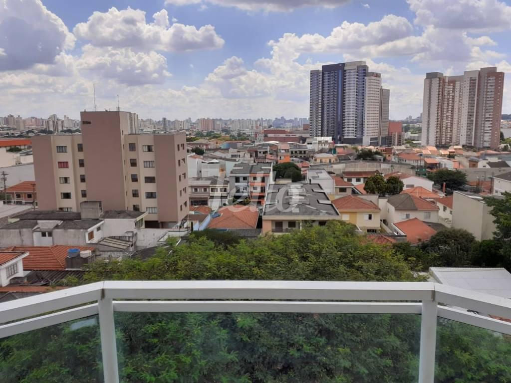VARANDA SUÍTE de Apartamento à venda, cobertura - Padrão com 126 m², 2 quartos e 2 vagas em Vila Homero Thon - Santo André