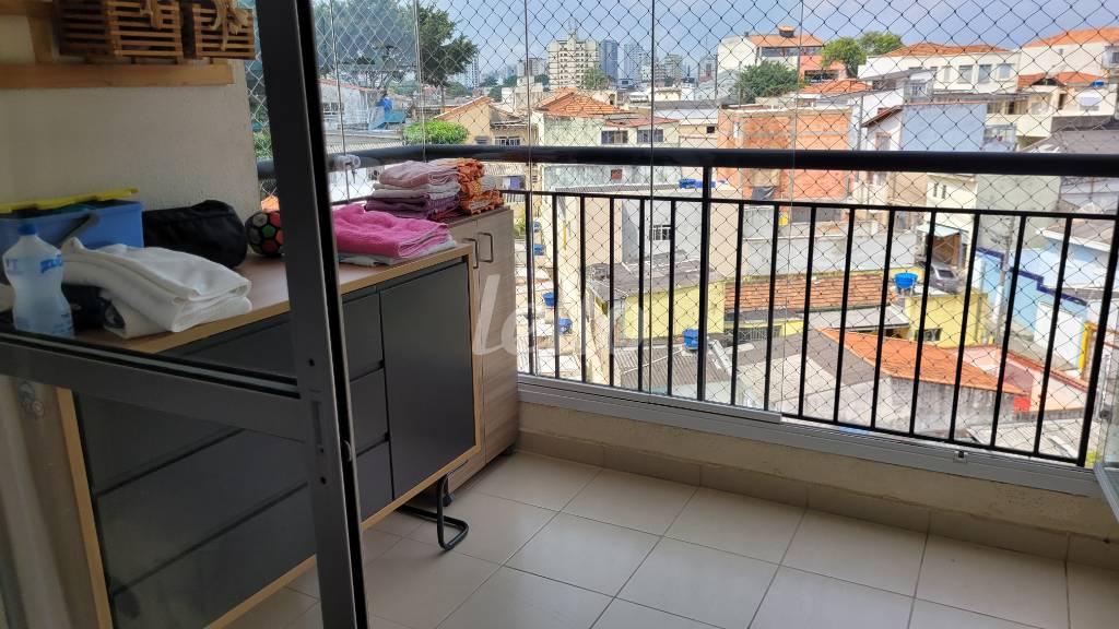 SACADA de Apartamento à venda, Padrão com 63 m², 2 quartos e 1 vaga em Vila Prudente - São Paulo