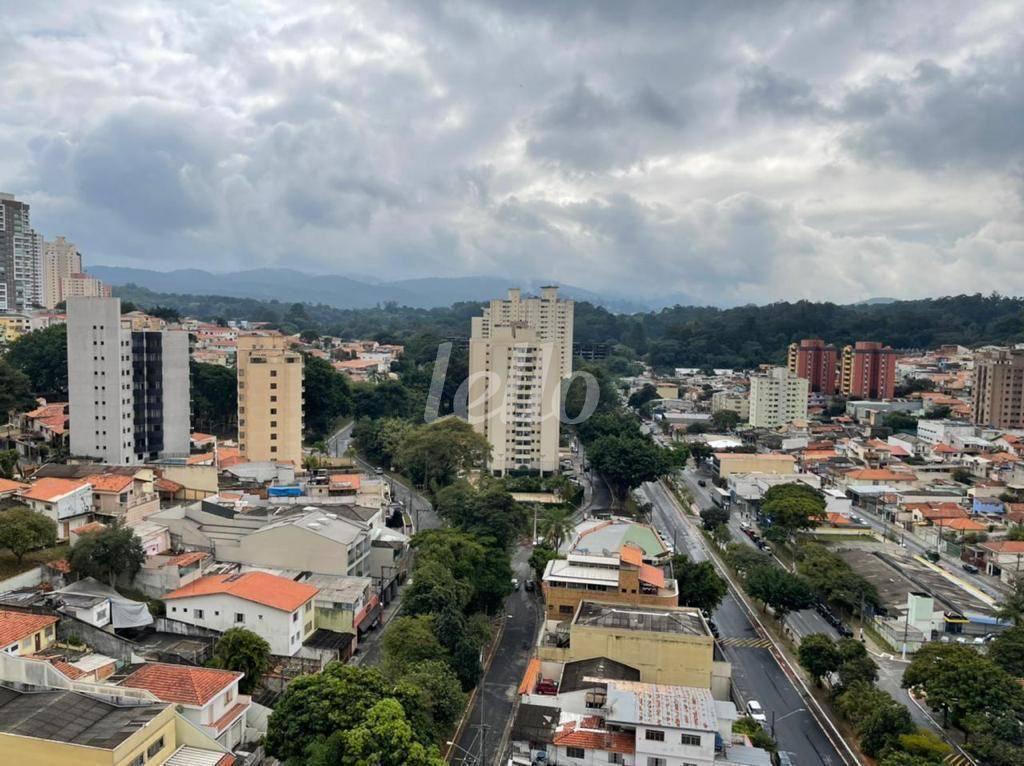 VISTA DA SALA de Apartamento à venda, Padrão com 40 m², 2 quartos e 1 vaga em Chácara do Encosto - São Paulo